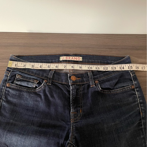 J Brand Pencil Leg Dark Blue Mid Rise Skinny Jeans - Picture 9 of 11